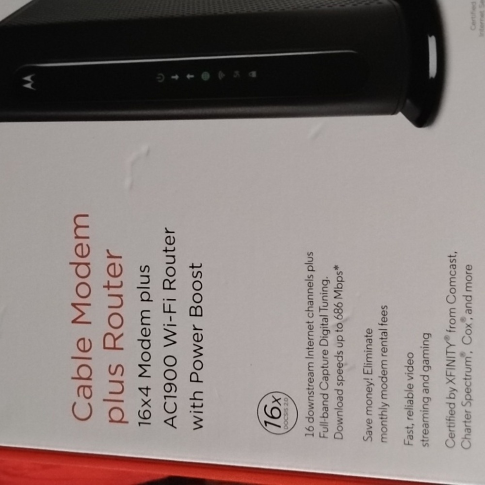 Motorola Cable Modem Box - Picture 12 of 12